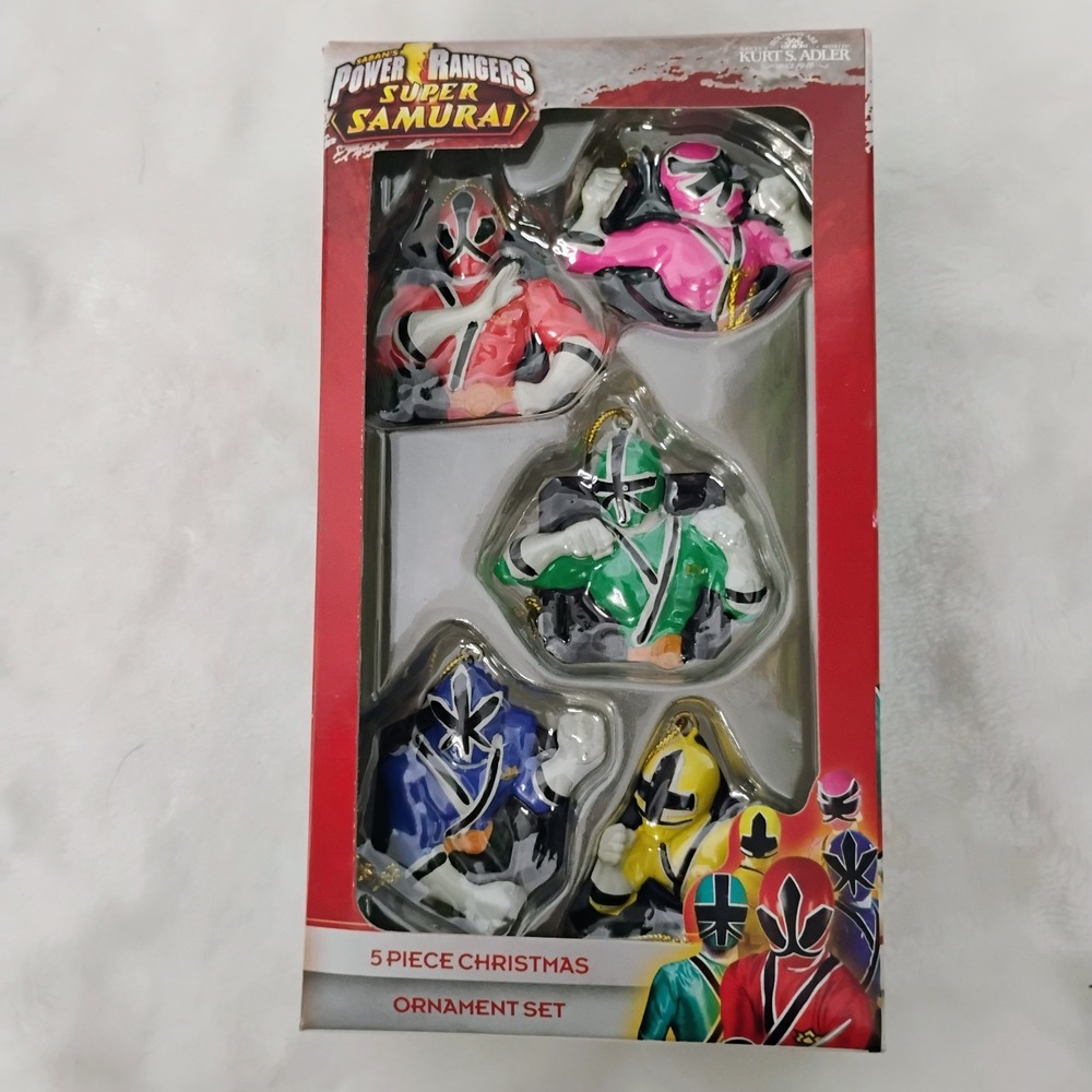 Power Rangers Super Samurai 5 Piece Christmas Ornament Set Kurt S Adler New J